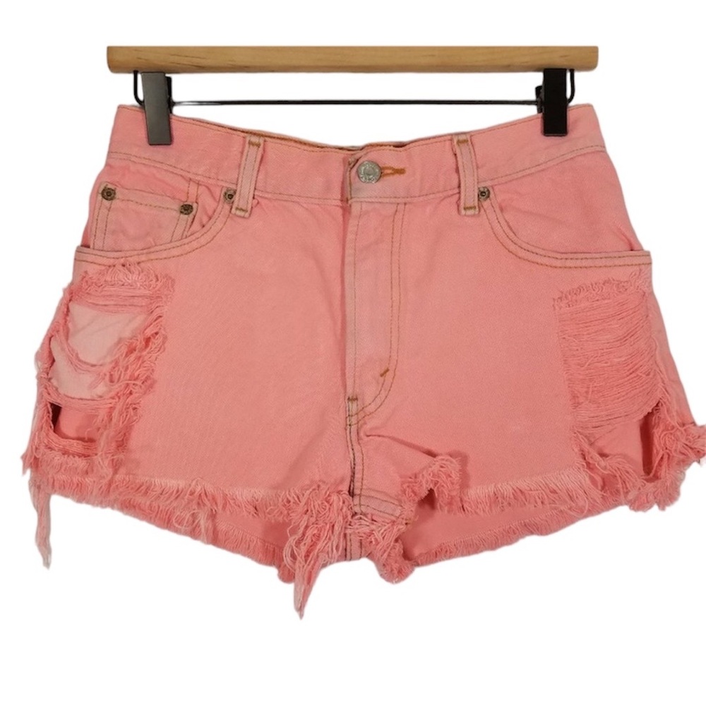 Levi's Classic Distressed Relaxed 550 Jean Shorts